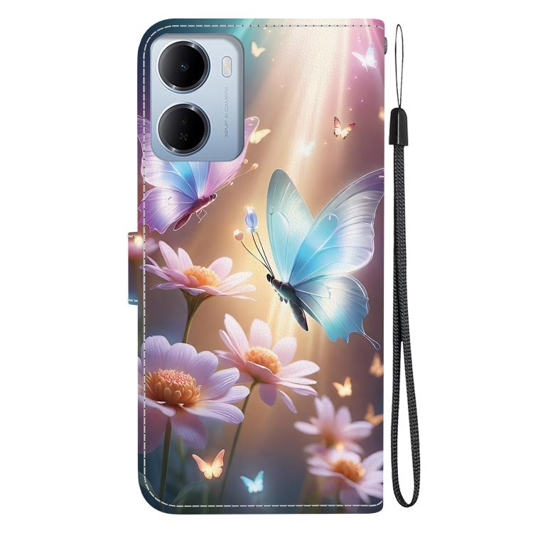 For Redmi 15a 5G Crystal Texture Colored Drawing Leather Phone Case