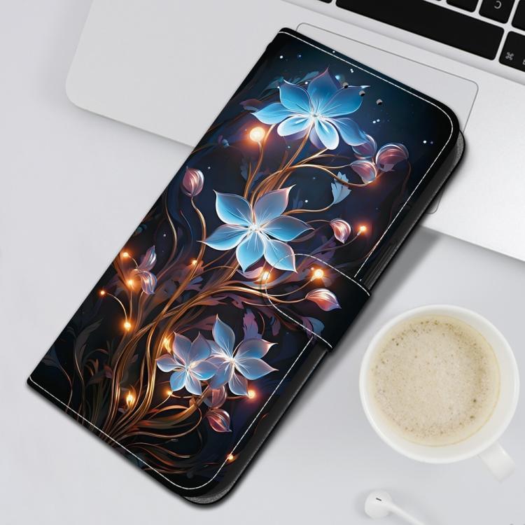 For Redmi 15a 5G Crystal Texture Colored Drawing Leather Phone Case