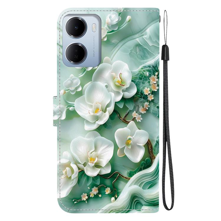 For Redmi 15a 5G Crystal Texture Colored Drawing Leather Phone Case