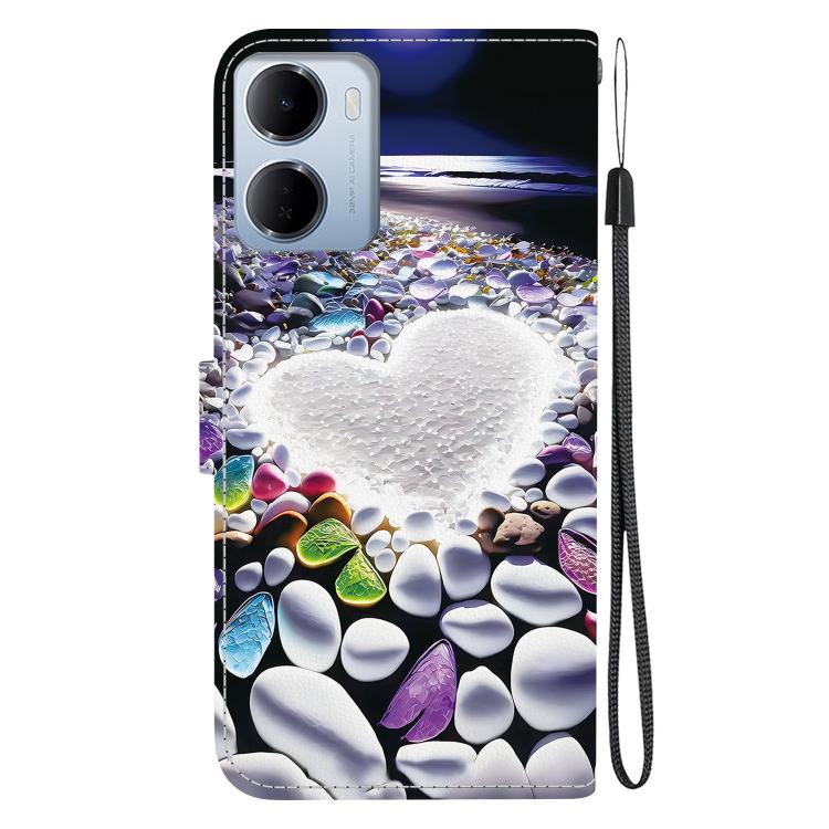 For Redmi 15a 5G Crystal Texture Colored Drawing Leather Phone Case