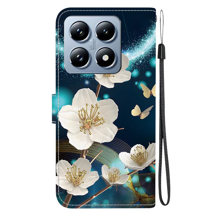 For Xiaomi 14T Pro Crystal Texture Colored Drawing Leather Phone Case