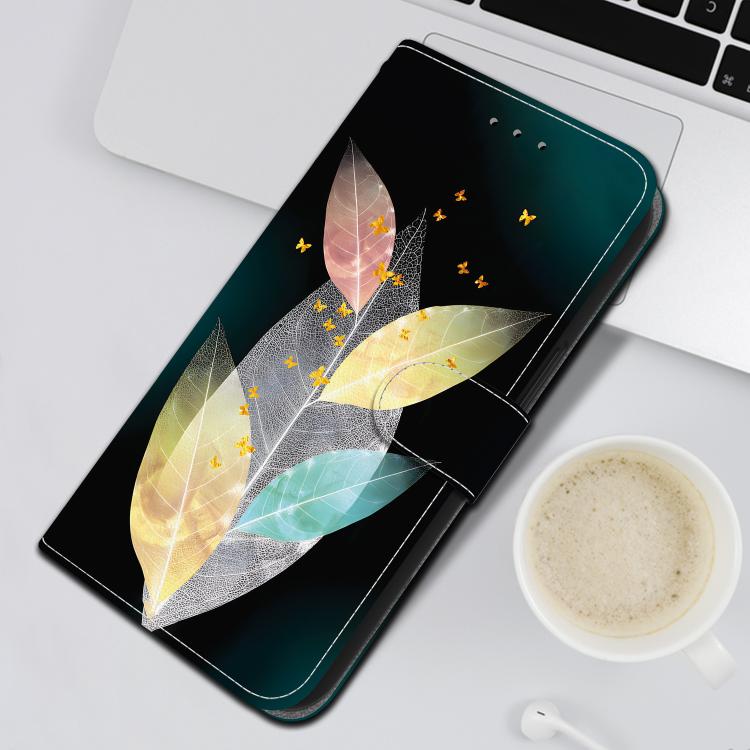 For Xiaomi 14T Pro Crystal Texture Colored Drawing Leather Phone Case