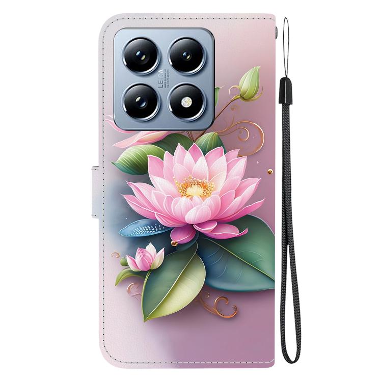 For Xiaomi 14T Pro Crystal Texture Colored Drawing Leather Phone Case