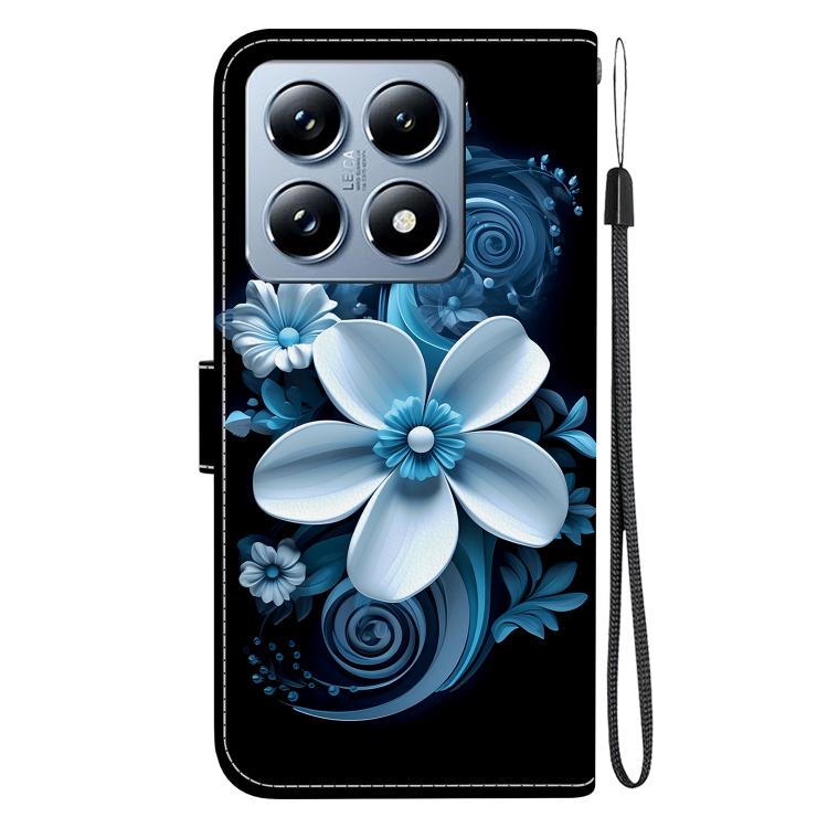 For Xiaomi 14T Pro Crystal Texture Colored Drawing Leather Phone Case