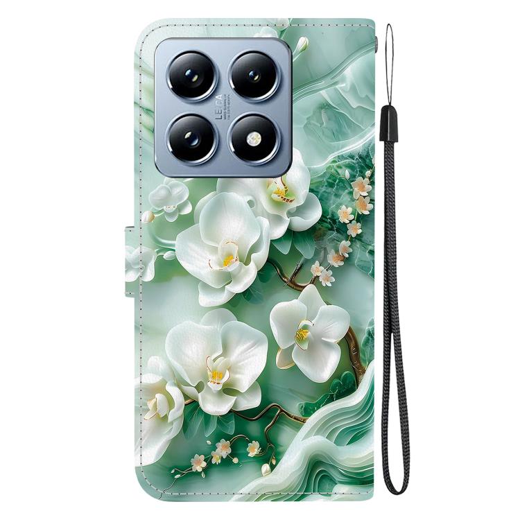 For Xiaomi 14T Pro Crystal Texture Colored Drawing Leather Phone Case