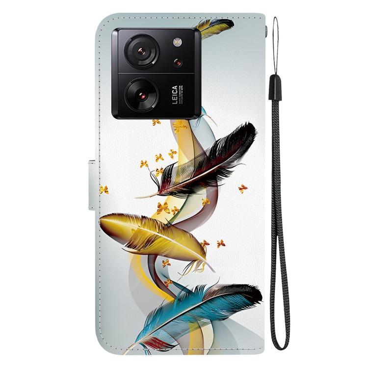For Xiaomi 13T / 13T Pro Crystal Texture Colored Drawing Leather Phone Case