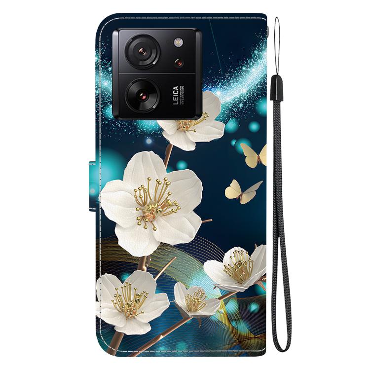 For Xiaomi 13T / 13T Pro Crystal Texture Colored Drawing Leather Phone Case