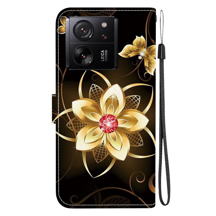 For Xiaomi 13T / 13T Pro Crystal Texture Colored Drawing Leather Phone Case