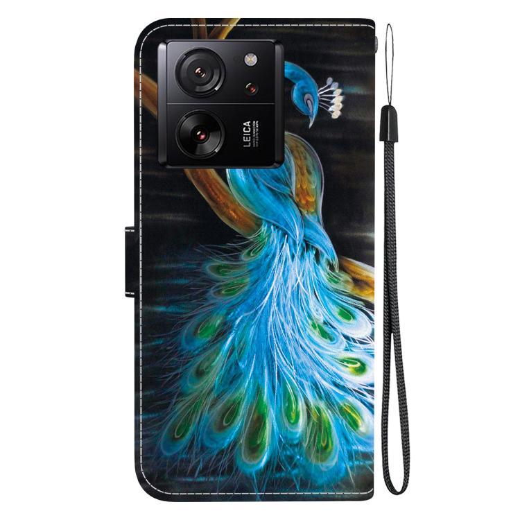 For Xiaomi 13T / 13T Pro Crystal Texture Colored Drawing Leather Phone Case
