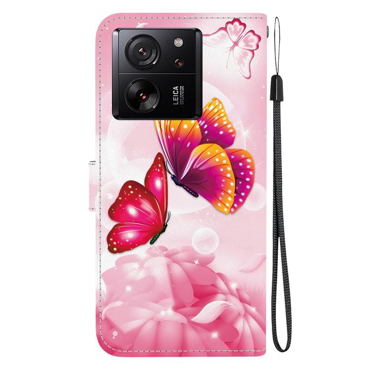 For Xiaomi 13T / 13T Pro Crystal Texture Colored Drawing Leather Phone Case