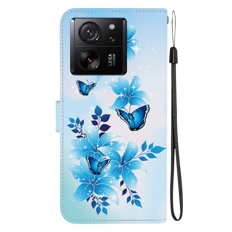For Xiaomi 13T / 13T Pro Crystal Texture Colored Drawing Leather Phone Case