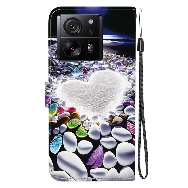 For Xiaomi 13T / 13T Pro Crystal Texture Colored Drawing Leather Phone Case