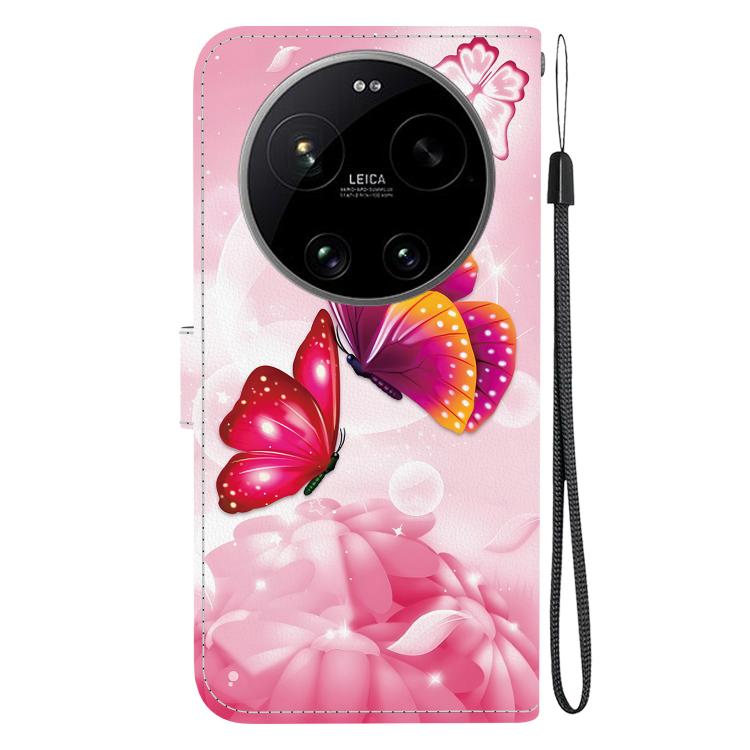 For Xiaomi 17 Ultra Crystal Texture Colored Drawing Leather Phone Case