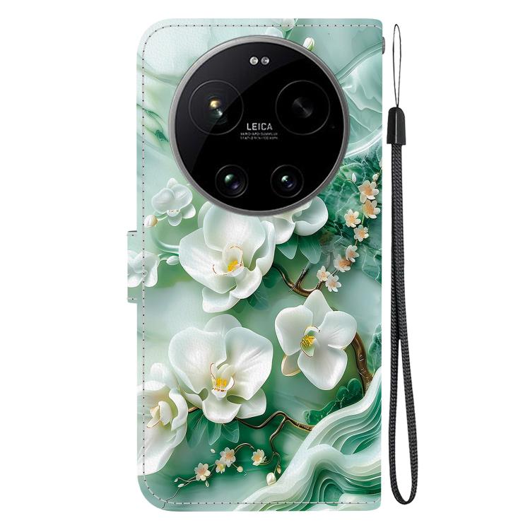 For Xiaomi 17 Ultra Crystal Texture Colored Drawing Leather Phone Case