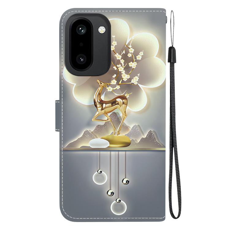 For OnePlus 15R / Ace 6 / Ace 6T Crystal Texture Colored Drawing Leather Phone Case