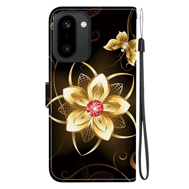 For OnePlus 15R / Ace 6 / Ace 6T Crystal Texture Colored Drawing Leather Phone Case