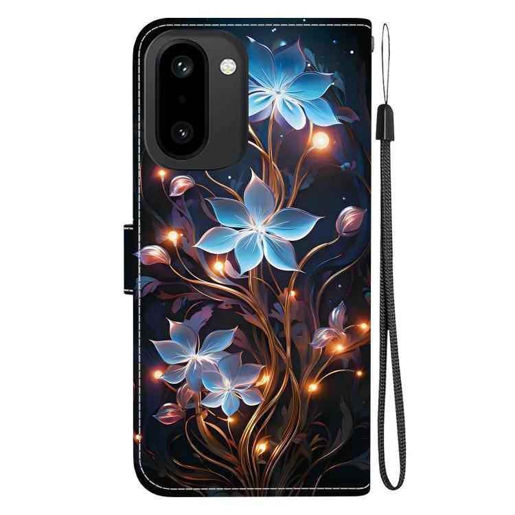 For OnePlus 15R / Ace 6 / Ace 6T Crystal Texture Colored Drawing Leather Phone Case