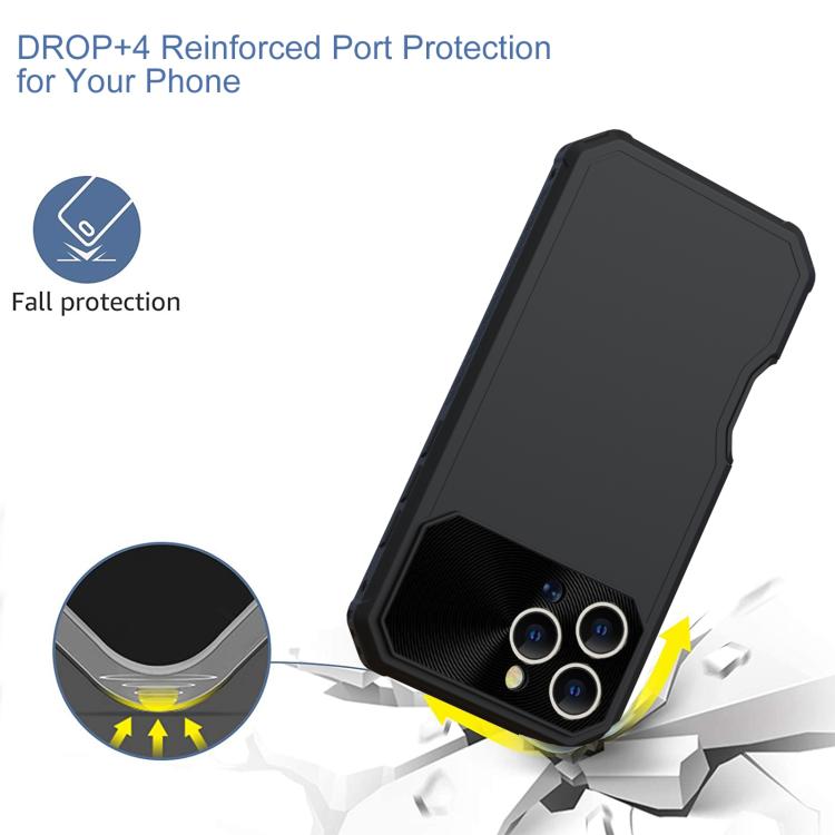 For iPhone 16 Pro Max PC Hybrid TPU MagSafe Phone Case