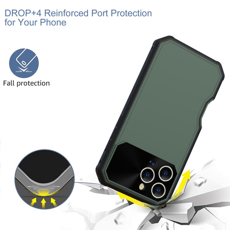 For iPhone 16 Pro Max PC Hybrid TPU MagSafe Phone Case