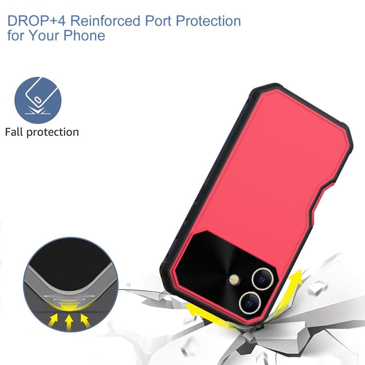 For iPhone 16 Plus PC Hybrid TPU MagSafe Phone Case
