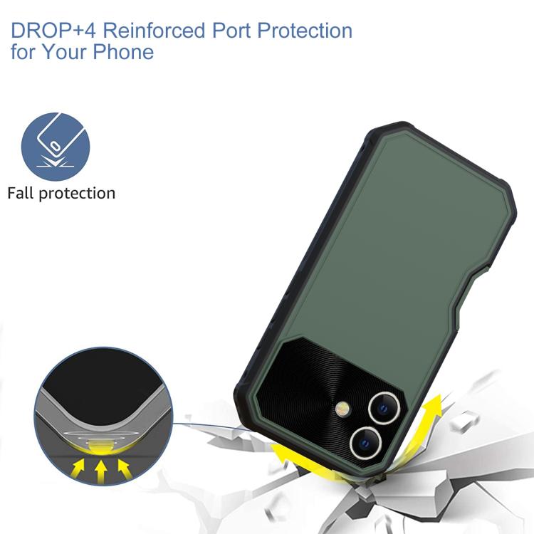 For iPhone 16 Plus PC Hybrid TPU MagSafe Phone Case