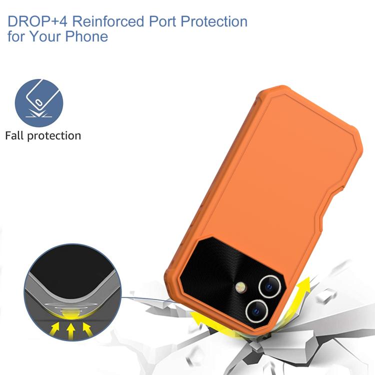 For iPhone 16 PC Hybrid TPU MagSafe Phone Case