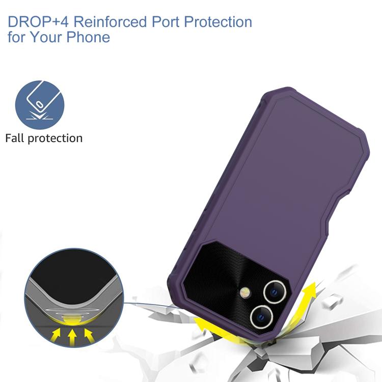 For iPhone 16 PC Hybrid TPU MagSafe Phone Case