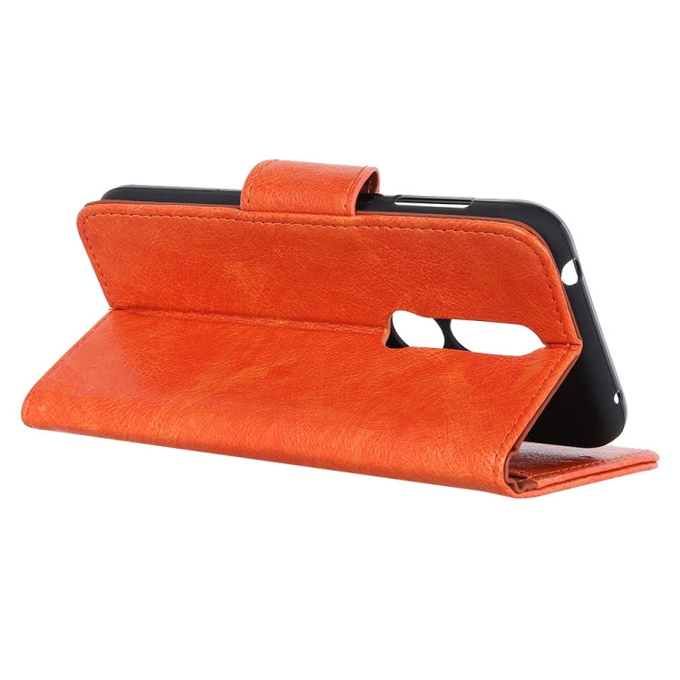 For Sharp  Aquos V / SH-C02 Nappa Texture Horizontal Flip Leather Case with Holder & Card Slots & Wallet