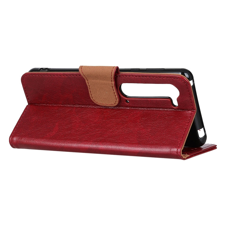 For Sharp  Aquos R5G Nappa Texture Horizontal Flip Leather Case with Holder & Card Slots & Wallet