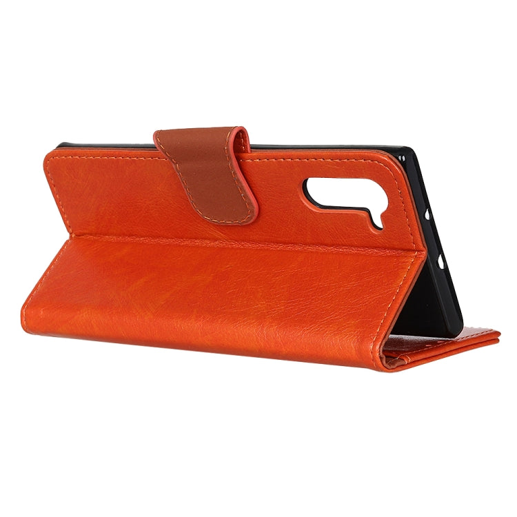For Sharp  SENIOR Nappa Texture Horizontal Flip Leather Case with Holder & Card Slots & Wallet