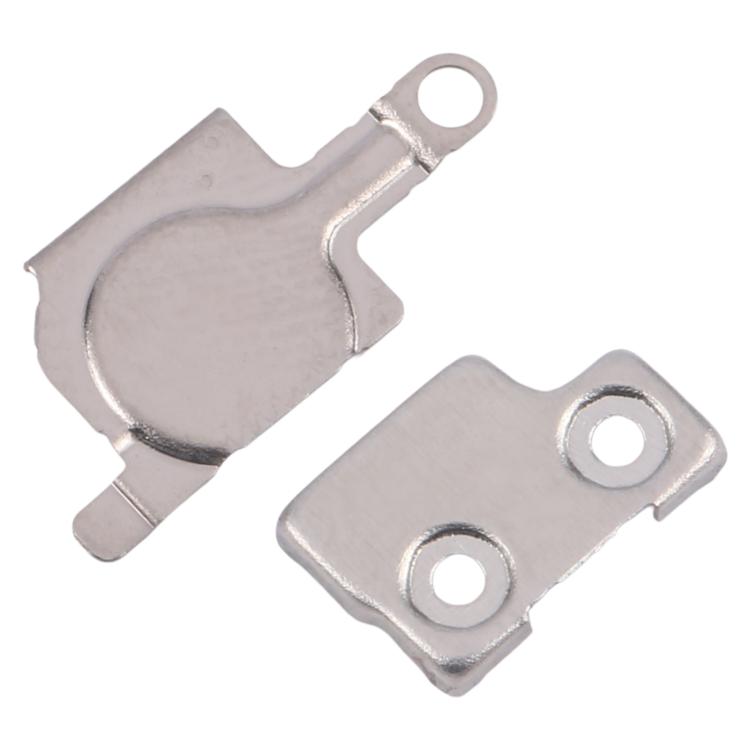 For iPhone 15 Pro Max 1 Pair Flashlight / Mic Iron Sheet Cover  - On The Back Cover