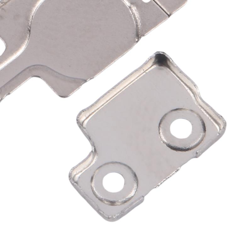 For iPhone 15 Pro Max 1 Pair Flashlight / Mic Iron Sheet Cover  - On The Back Cover
