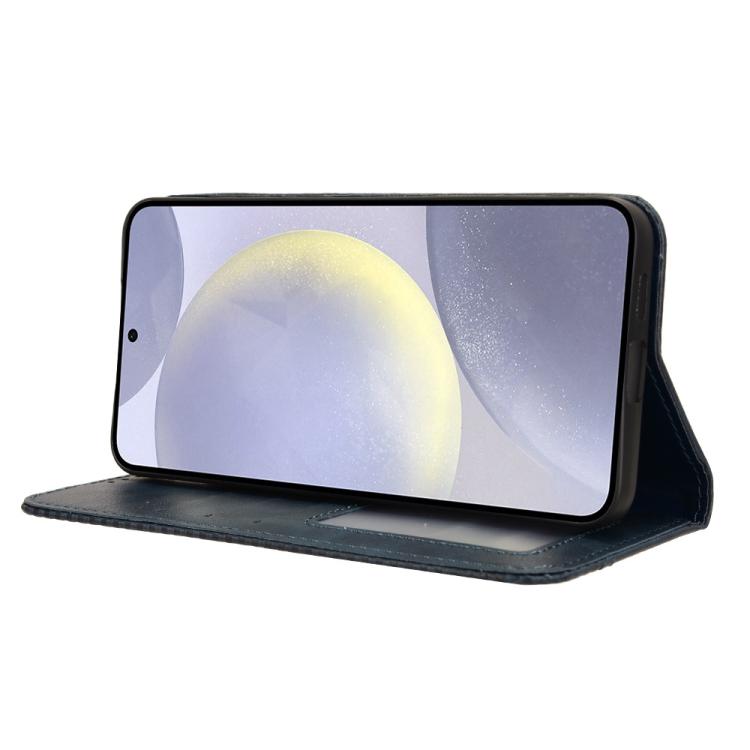 For Samsung Galaxy S24 FE 5G Magnetic Buckle Retro Texture Leather Phone Case