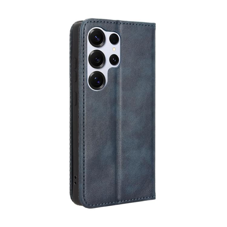 For Samsung Galaxy S26 Ultra 5G Magnetic Buckle Retro Texture Leather Phone Case