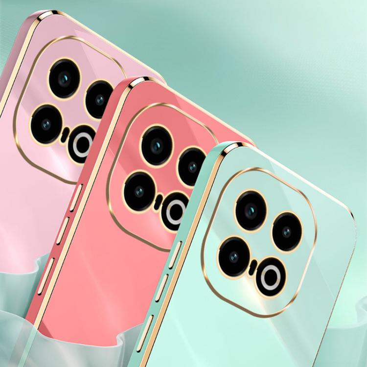 For vivo iQOO 13 XINLI Straight 6D Plating Gold Edge TPU Phone Case