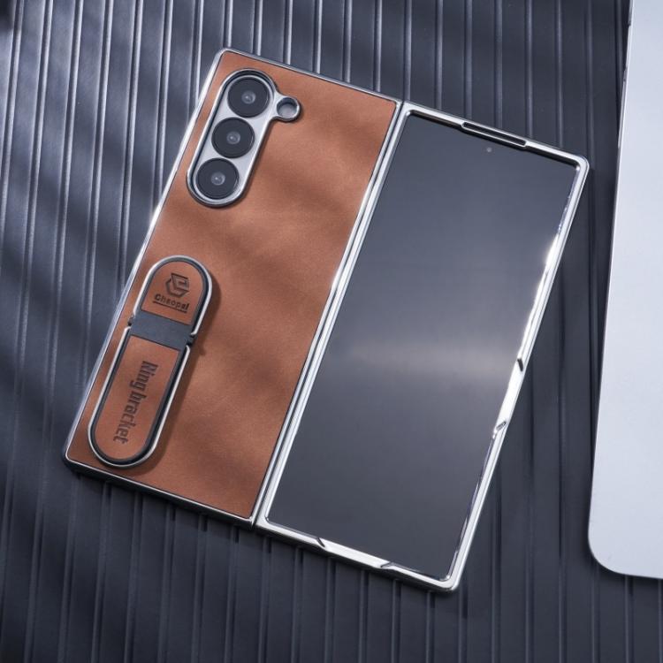 For Samsung Galaxy Z Fold5 Invisible Stand Design Fold Phone Case