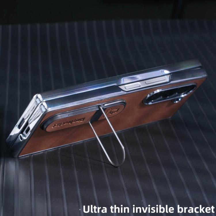 For Samsung Galaxy Z Fold5 Invisible Stand Design Fold Phone Case