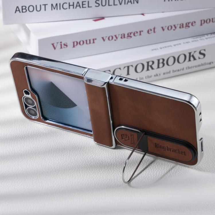 For Samsung Galaxy Z Flip5 Invisible Stand Design Fold Phone Case
