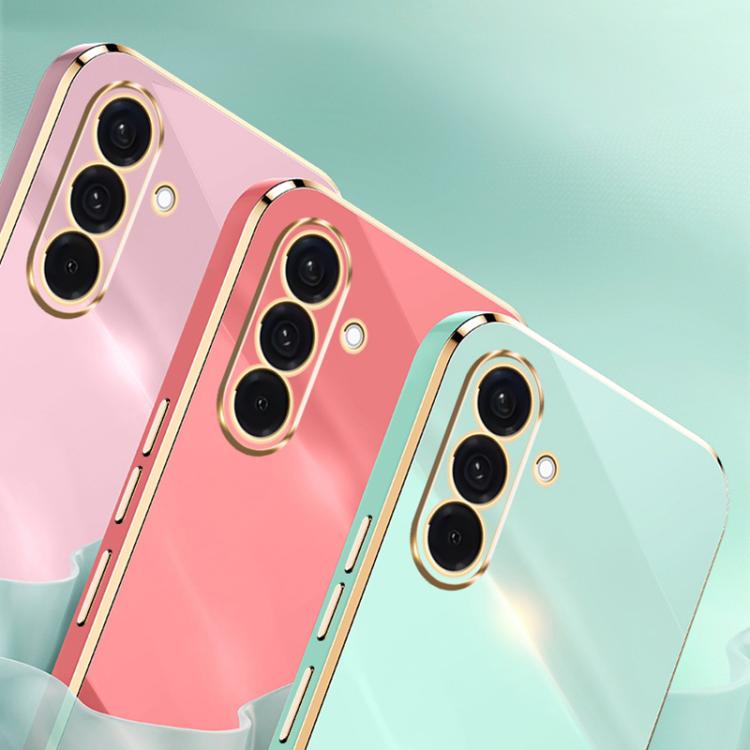 For Samsung Galaxy A56 5G XINLI Straight Edge 6D Electroplate TPU Phone Case