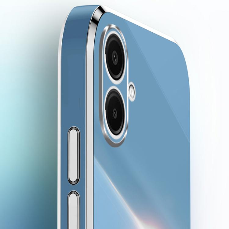 For Samsung Galaxy A07 5G XINLI Straight Edge 6D Electroplate TPU Phone Case