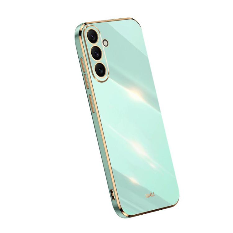 For Galaxy A37 5G XINLI Straight Edge 6D Electroplate TPU Phone Case