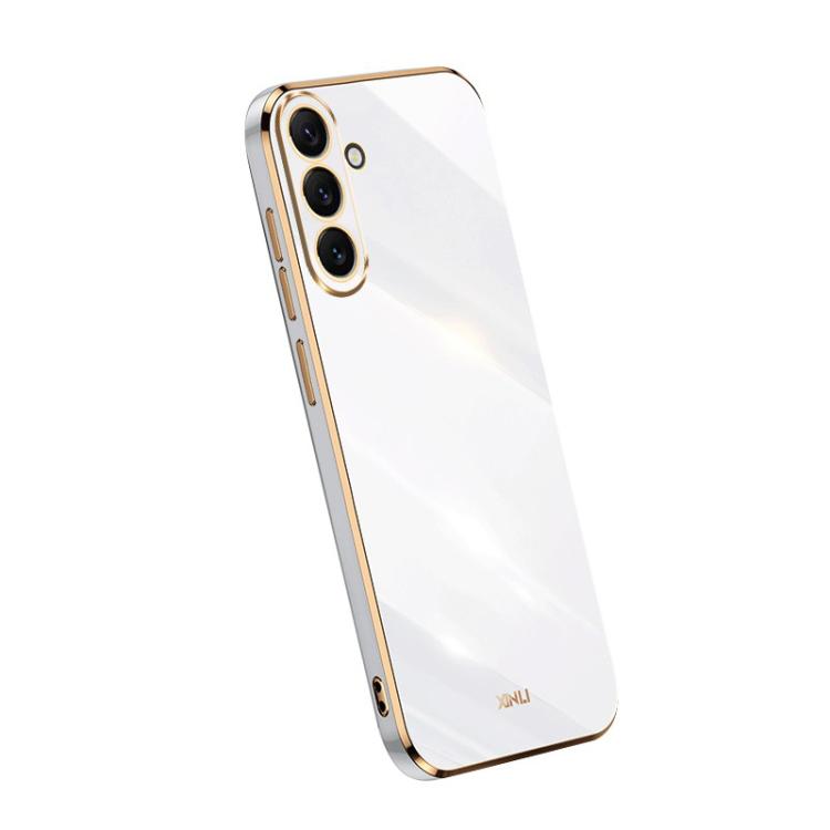 For Galaxy A37 5G XINLI Straight Edge 6D Electroplate TPU Phone Case