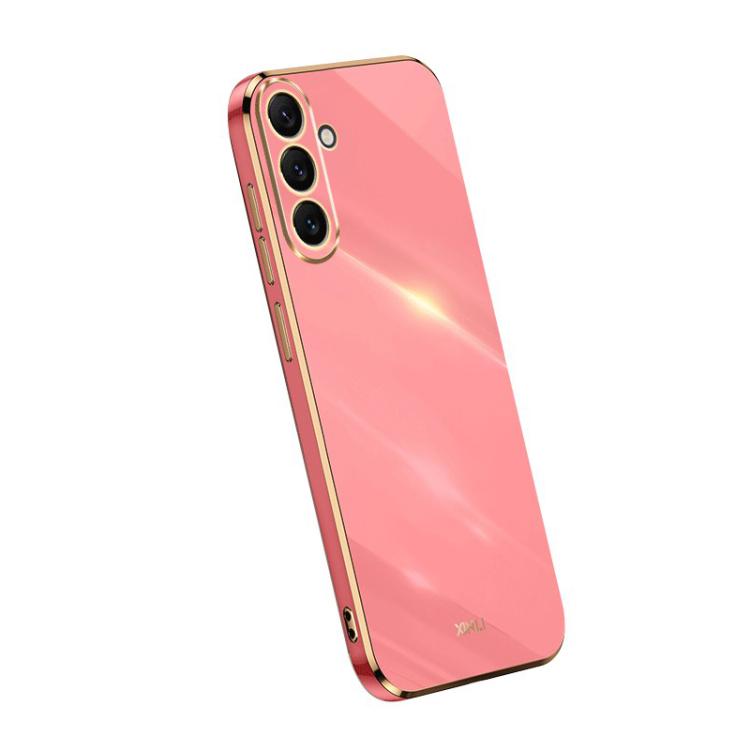 For Galaxy A37 5G XINLI Straight Edge 6D Electroplate TPU Phone Case