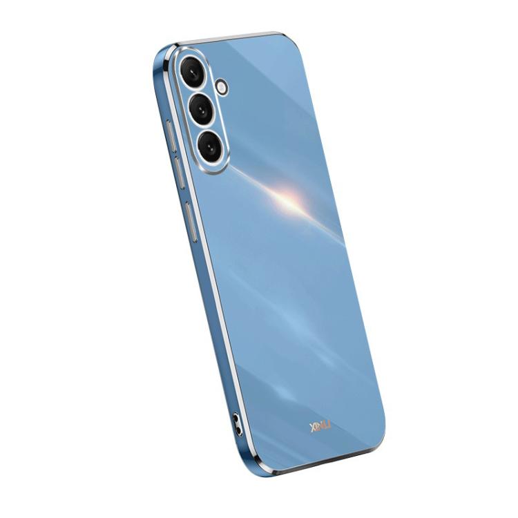 For Galaxy A37 5G XINLI Straight Edge 6D Electroplate TPU Phone Case