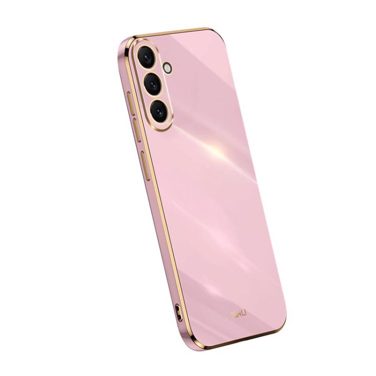 For Galaxy A37 5G XINLI Straight Edge 6D Electroplate TPU Phone Case