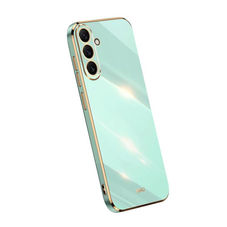 For Galaxy A57 5G XINLI Straight Edge 6D Electroplate TPU Phone Case