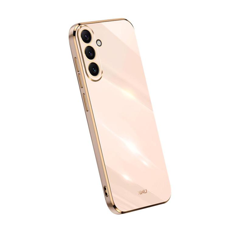 For Galaxy A57 5G XINLI Straight Edge 6D Electroplate TPU Phone Case
