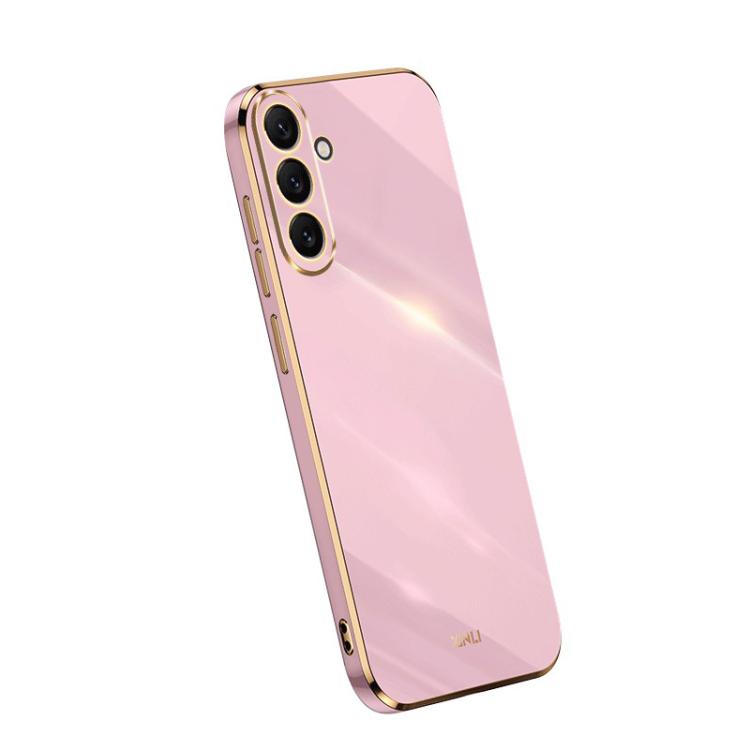 For Galaxy A57 5G XINLI Straight Edge 6D Electroplate TPU Phone Case
