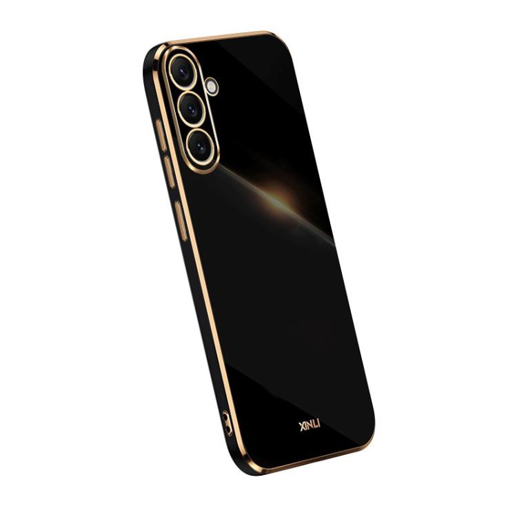 For Galaxy A57 5G XINLI Straight Edge 6D Electroplate TPU Phone Case