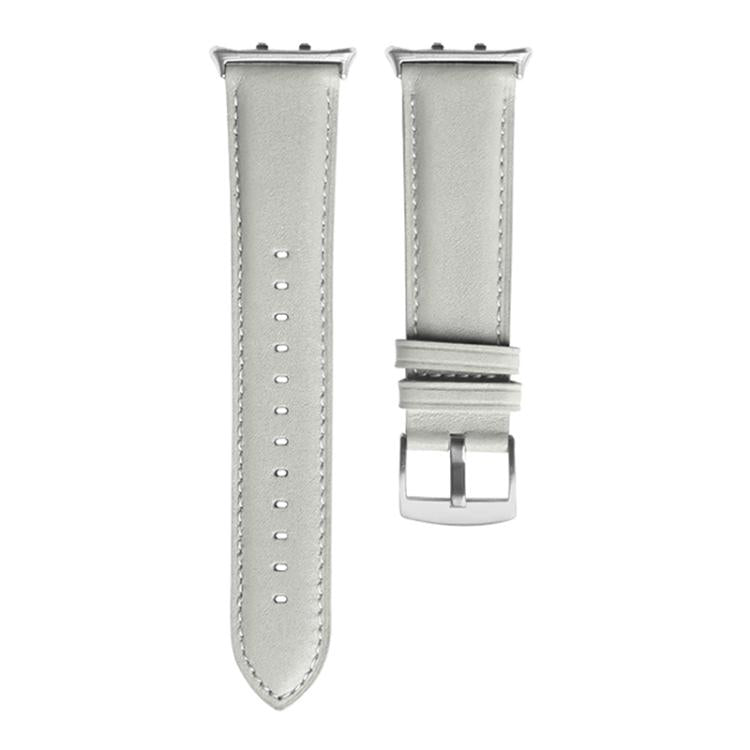 For Honor Watch 5 Pointed Tail Genuine Leather Watch Band